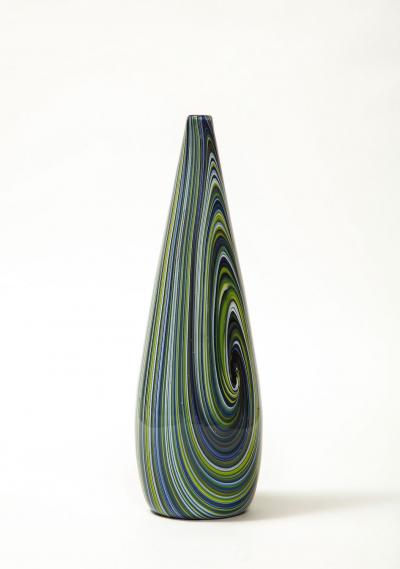 Mario Ticco Hand Blown Vase by Mario Ticco for VeArt
