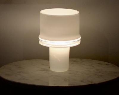 Mario Ticco MARIO TICCO FOR VENINI MURANO GLASS TABLE LAMP C1960 70