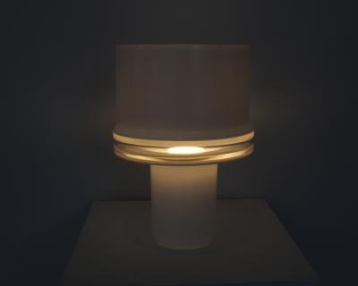 Mario Ticco MARIO TICCO FOR VENINI MURANO GLASS TABLE LAMP C1960 70