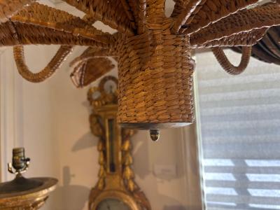 Mario Torres Mario Torres Palm Tree Chandelier With Monkey