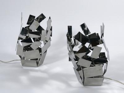 Mario Trimarchi Set of Two La Stanza Dello Scrocco Table Lamps by Mario Trimarchi for Alessi