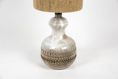 Marius Bessone 1960s Ceramic lamp By Marius Bessone craftshop