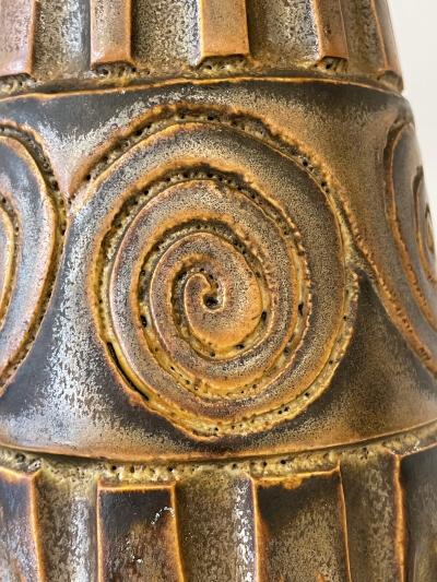 Marius Bessone 1960s French Mid Century Ceramic Table Lamp by Marius Bessone Lamp