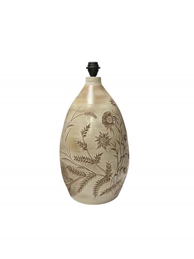 Marius Bessone 1970s Large Studio pottery ceramic lamp by Marius Bessone Vallauris