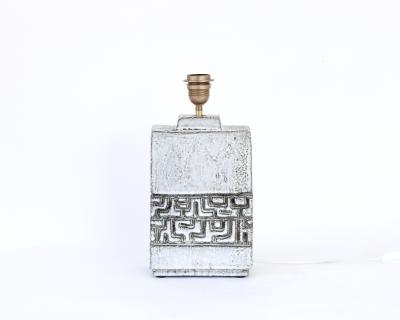 Marius Bessone Marius Bessone French Ceramic Table Lamp Vallauris