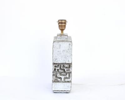 Marius Bessone Marius Bessone French Ceramic Table Lamp Vallauris