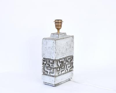 Marius Bessone Marius Bessone French Ceramic Table Lamp Vallauris