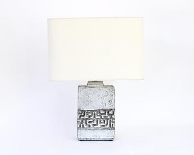 Marius Bessone Marius Bessone French Ceramic Table Lamp Vallauris