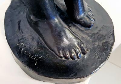 Marius Jean Antonin Mercie Girl and Swan