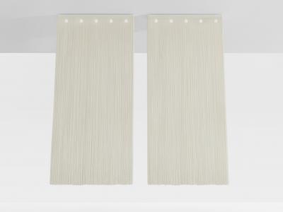 Mariyo Yagi Pair of Mariyo Yagi Garbo chandeliers metal and nylon 1970s