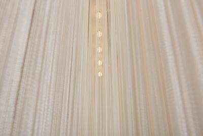 Mariyo Yagi Pair of Mariyo Yagi Garbo chandeliers metal and nylon 1970s