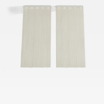 Mariyo Yagi Pair of Mariyo Yagi Garbo chandeliers metal and nylon 1970s