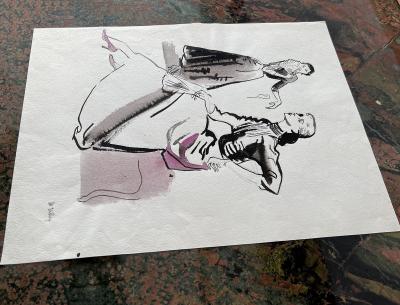 Marjorie Ullberg Mid Century Fashion Illustration Neiman Marcus