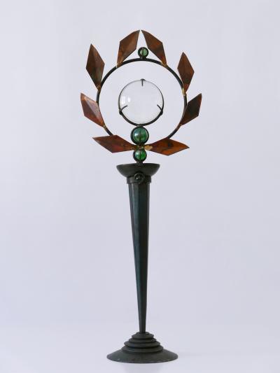 Mark Brazier Jones Set of Two Mark Brazier Jones Candlesticks Model Olympia 1990s Signed Dated