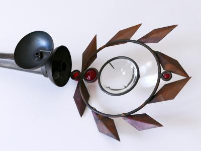 Mark Brazier Jones Set of Two Mark Brazier Jones Candlesticks Model Olympia 1990s Signed Dated