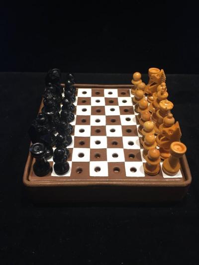 Mark Cross Miniature Travel Chess Set