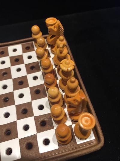 Mark Cross Miniature Travel Chess Set