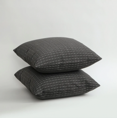 Mark Cunningham TRACK PEWTER PILLOW