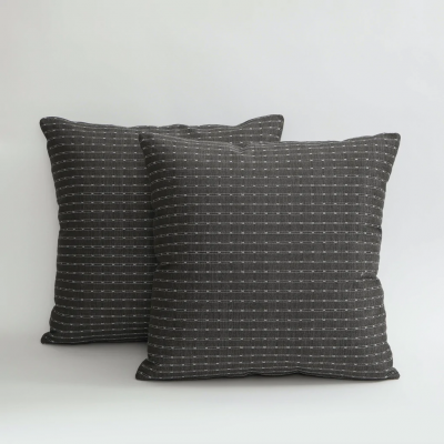 Mark Cunningham TRACK PEWTER PILLOW