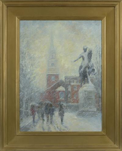 Mark Daly Patriots Ride Boston MA Old North Church 