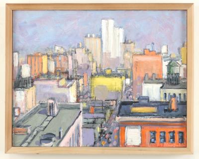 Mark Horton Mark Horton b 1953 Aerial View of City 11 x 14 