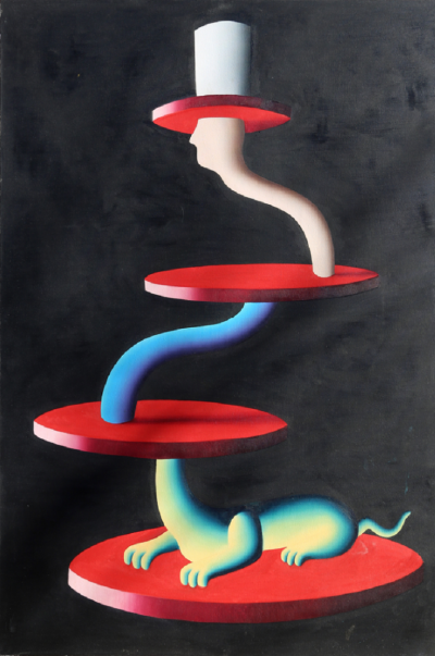 Mark Kostabi Fido Dido 1989