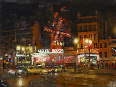 Mark Lague Moulin Rouge Night