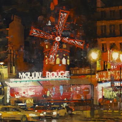 Mark Lague Moulin Rouge Night