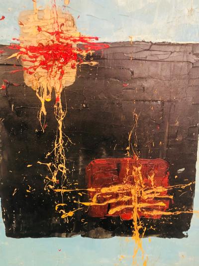 Mark Rothko Exceptional Abstract Painting in the Manner of Mark Rothko
