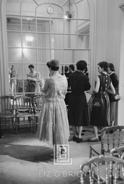 Mark Shaw Dior Mark Shaw shooting the Dior collections in Paris 1953