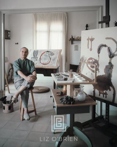 Mark Shaw Joan Miro in Studio