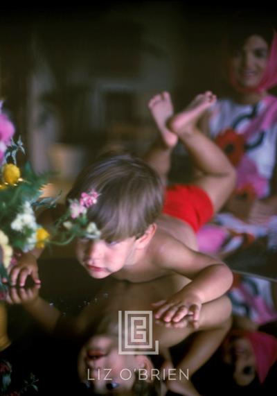 Mark Shaw Kennedy John Jr on Reflective Tabletop 1963