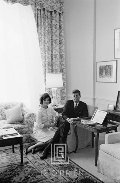 Mark Shaw Kennedys JFK and Jackie Posed Portrait