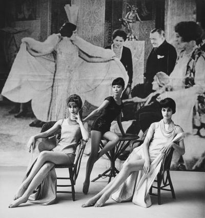 Mark Shaw Mark Shaw 1920s Backdrop Three Girls Lounge 1961