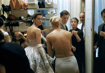 Mark Shaw Mark Shaw Backstage Two Bare Backs 1954
