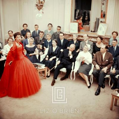 Mark Shaw Salon Dior Zaire dress 1954