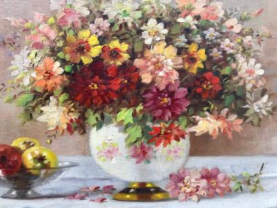 Marko Vukovic Bouquet in Porcelain Vase