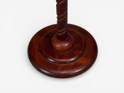 Marksl jd Floor Lamp Wood Metal Fabric Sweden 1970s