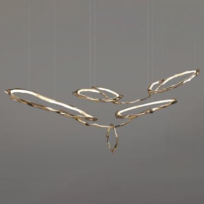 Markus Haase Bronze and Onyx Cloud Chandelier No 1 USA