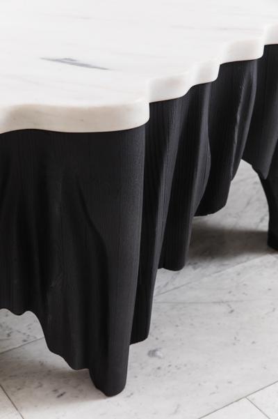 Markus Haase Markus Haase Ash and Marble Aeolian Table USA 2016