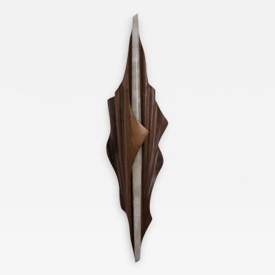 Markus Haase Markus Haase Black Walnut Single Wrapped Sconce USA 2016