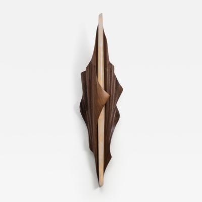 Markus Haase Markus Haase Black Walnut Single Wrapped Sconce USA 2016