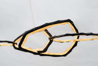 Markus Haase Markus Haase Blackened Bronze and Onyx Circlet Chandelier II DE 2023