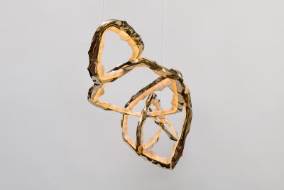 Markus Haase Markus Haase Bronze and Onyx Circlet Chandelier II DE 2024