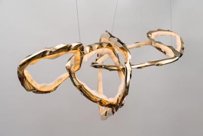 Markus Haase Markus Haase Bronze and Onyx Circlet Chandelier II DE 2024