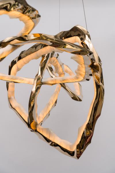 Markus Haase Markus Haase Bronze and Onyx Circlet Chandelier II DE 2024