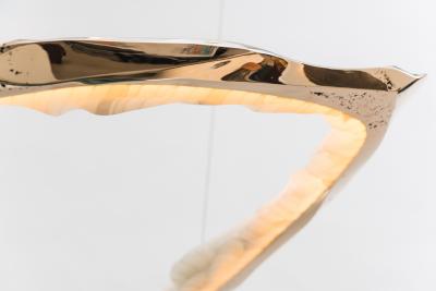 Markus Haase Markus Haase Bronze and Onyx Circlet Chandelier III DE