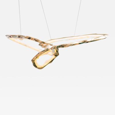 Markus Haase Markus Haase Bronze and Onyx Circlet Chandelier III DE