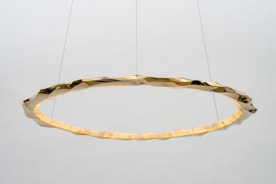 Markus Haase Markus Haase Bronze and Onyx Circlet Chandelier IV DE 2023