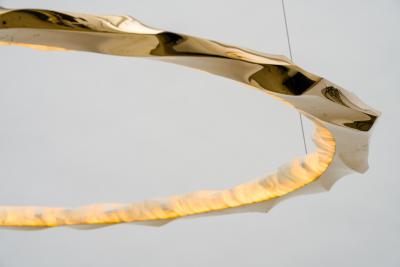 Markus Haase Markus Haase Bronze and Onyx Circlet Chandelier IV DE 2023